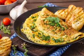 omelette champiñones