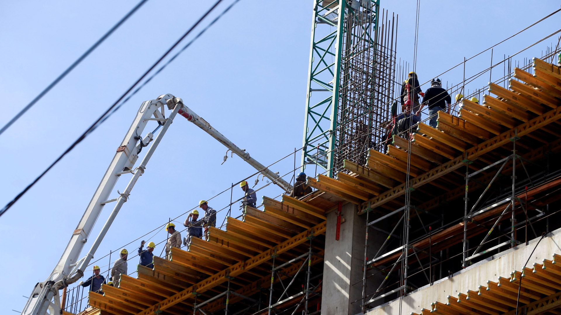 El empleo en la construcción tuvo el ritmo de crecimiento más moderado de los últimos 16 meses