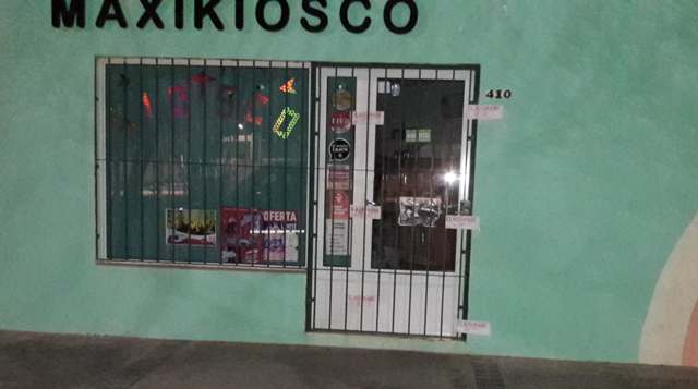 kiosco clausurado