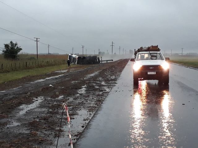 accidente ruta 34-camion