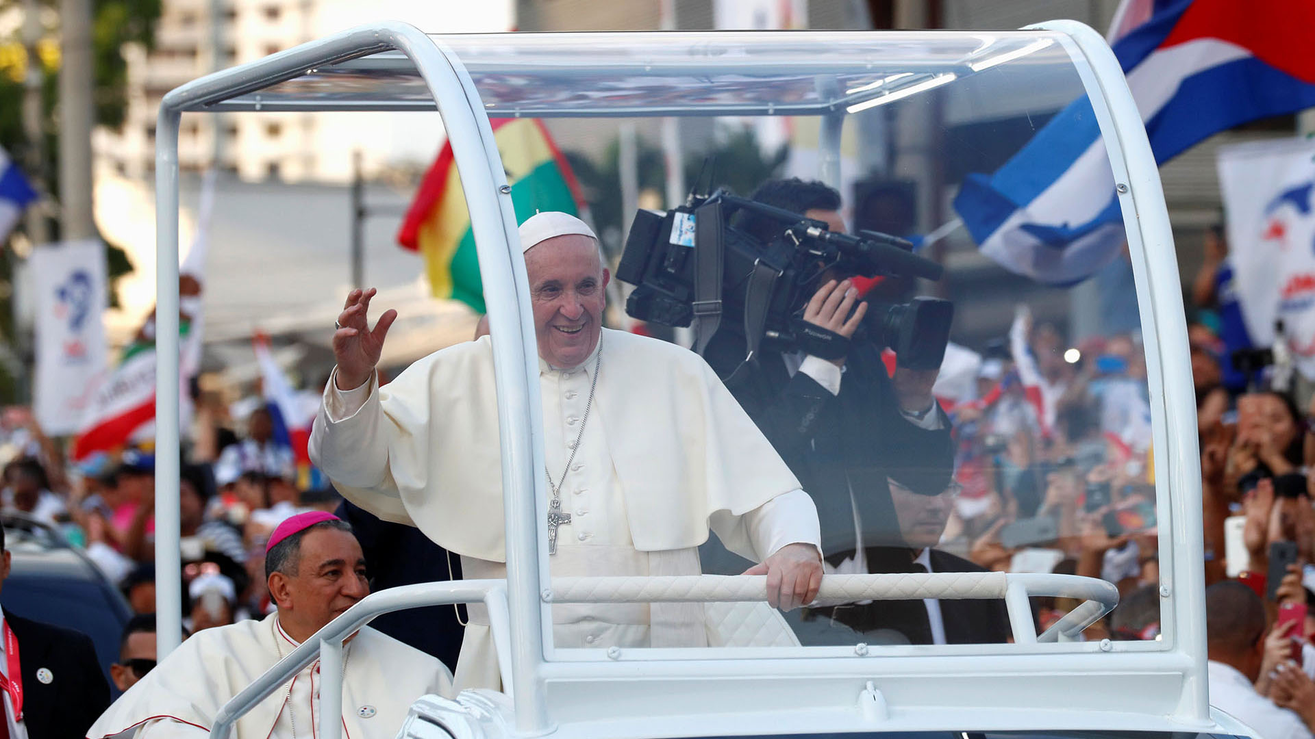 El papa Francisco y un peregrino muy especial: la historia detrás de la imagen viral que conmovió a Panamá Papa