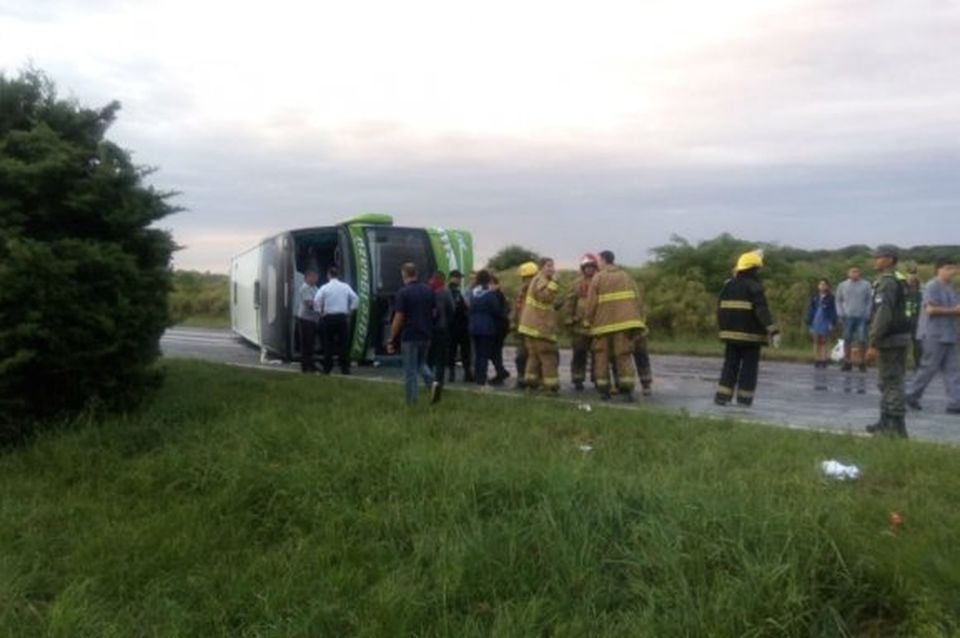 vuelco Autopista