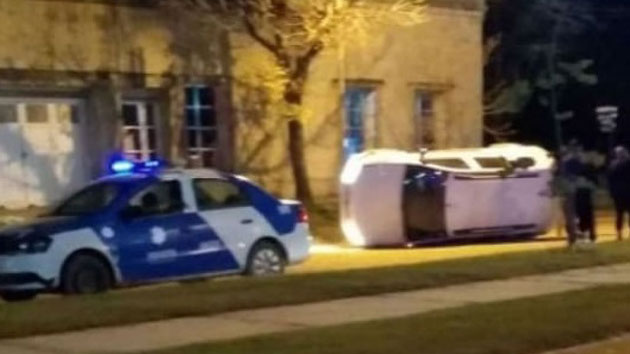 vuelco en Villa Minetti