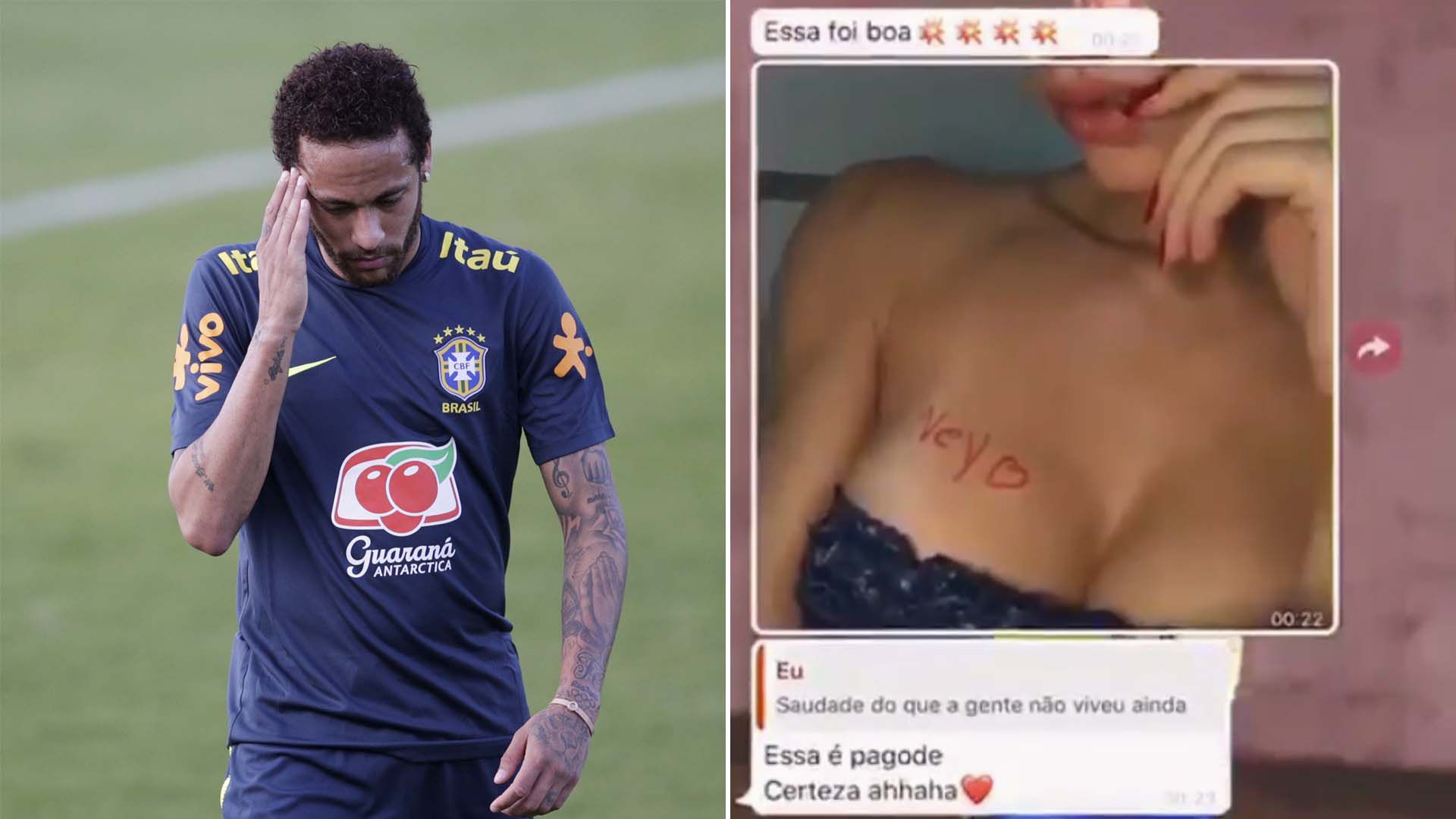 Se complica la situación de Neymar: la mujer que lo acusa de abuso presenta hematomas en las piernas y los glúteos