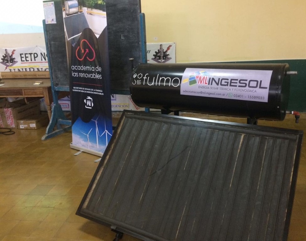 instalación de calefones solares 2