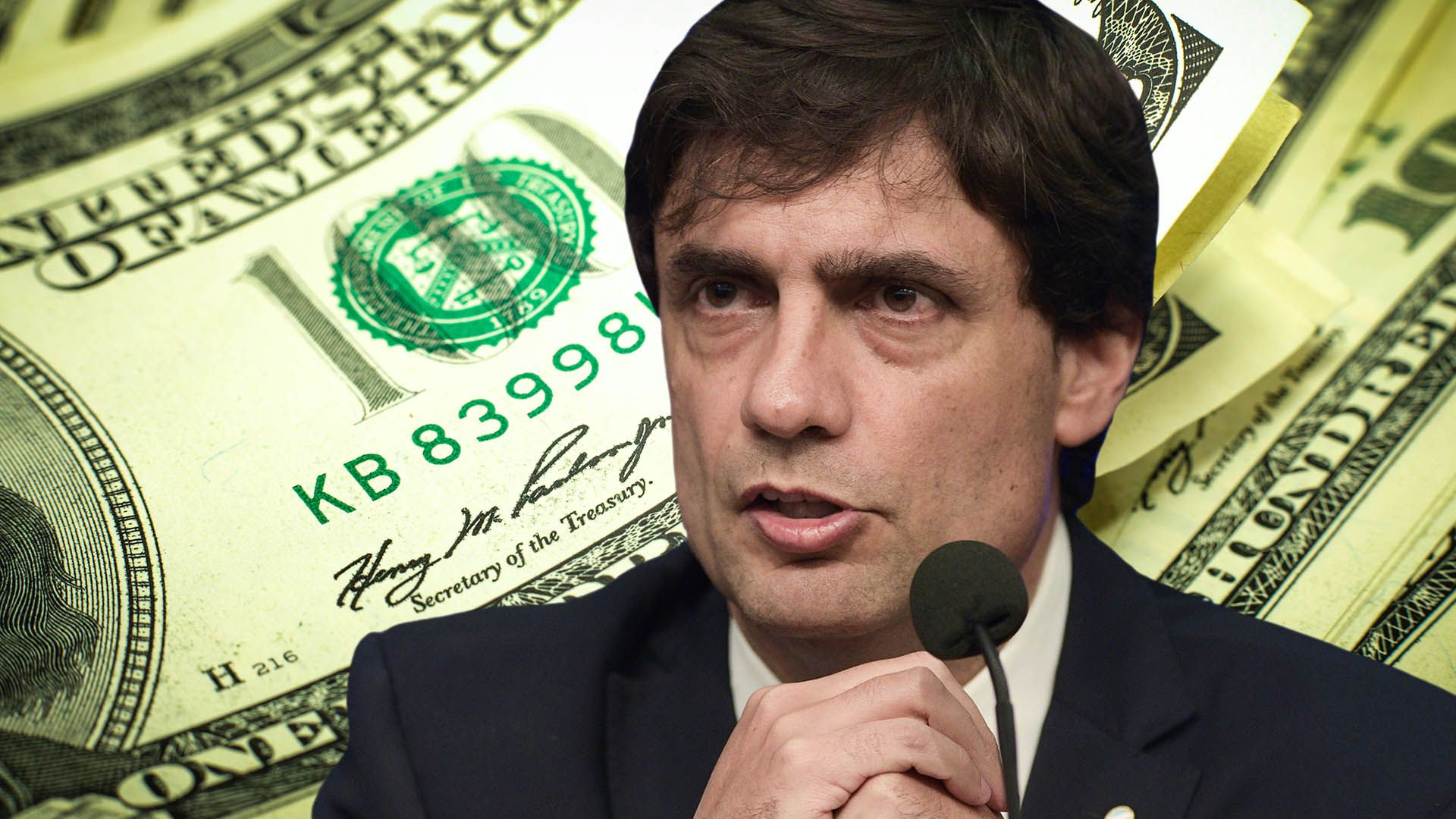 En el debut de Lacunza como ministro, el dólar y el riesgo país se mantuvieron estables, pero la Bolsa local cayó más de 10%