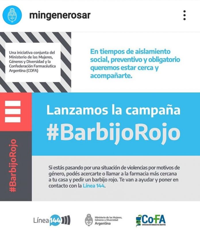 barbijo rojo