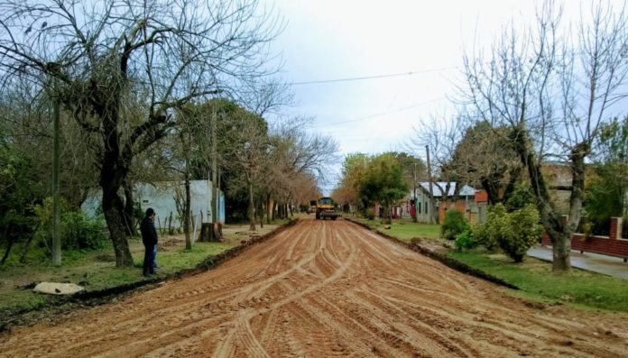Arenado - calle Sarmiento
