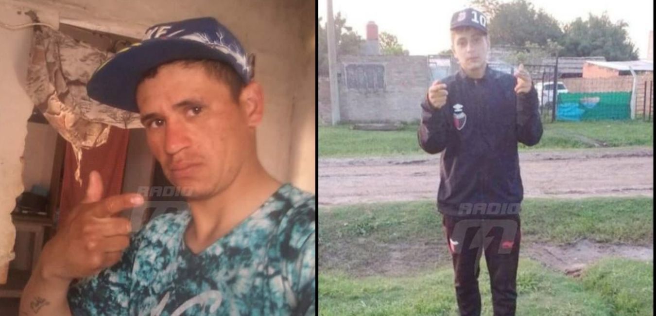 Jorge Wanvele, de 22 años (izquierda) y Diego Martín Merlo, de 18 (derecha)