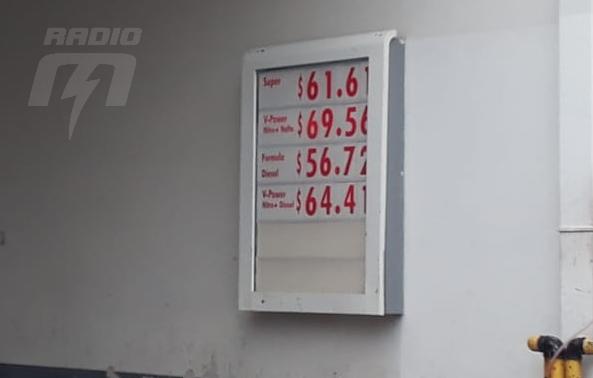 Los precios de la estación de servicio Shell