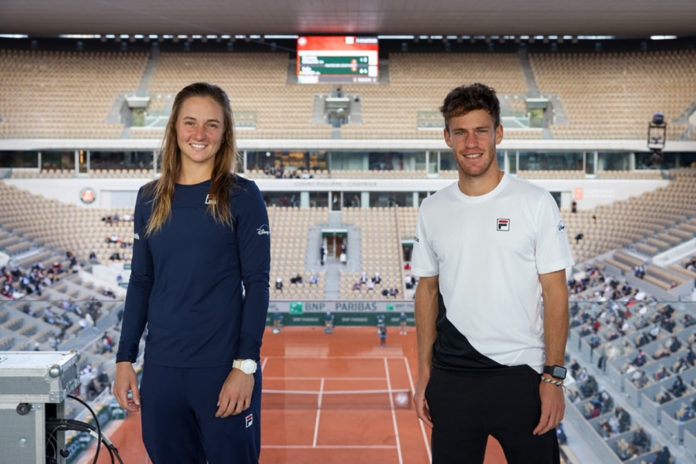 Diego Schwartzman y Nadia Podoroska