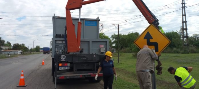 RN 11 - TAREAS DE SEÑALAMIENTO ENTRE SANTA FE Y GOBERNADOR CRESPO - 30-1...