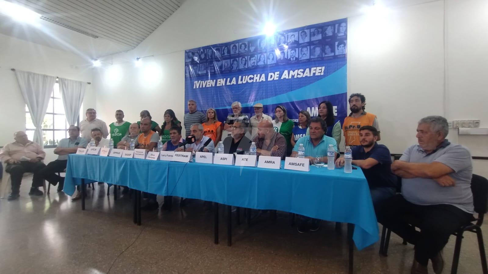 Los gremios de Santa Fe se unieron para exigir el cumplimiento de los ...