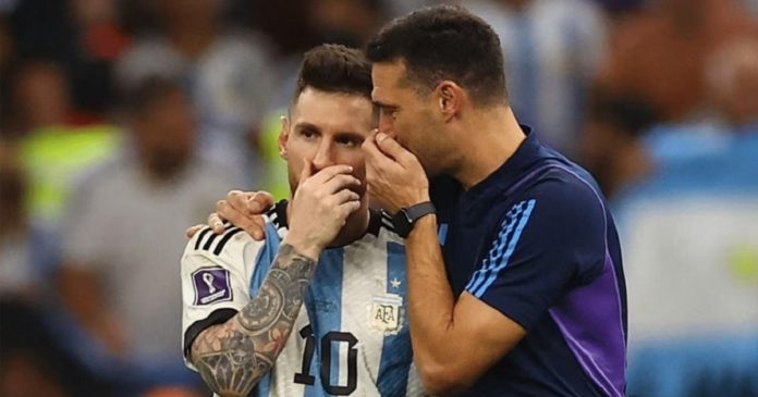 scaloni messi Argentina Scaloni Messi