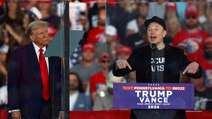DONALD TRUMP ELON MUSK
