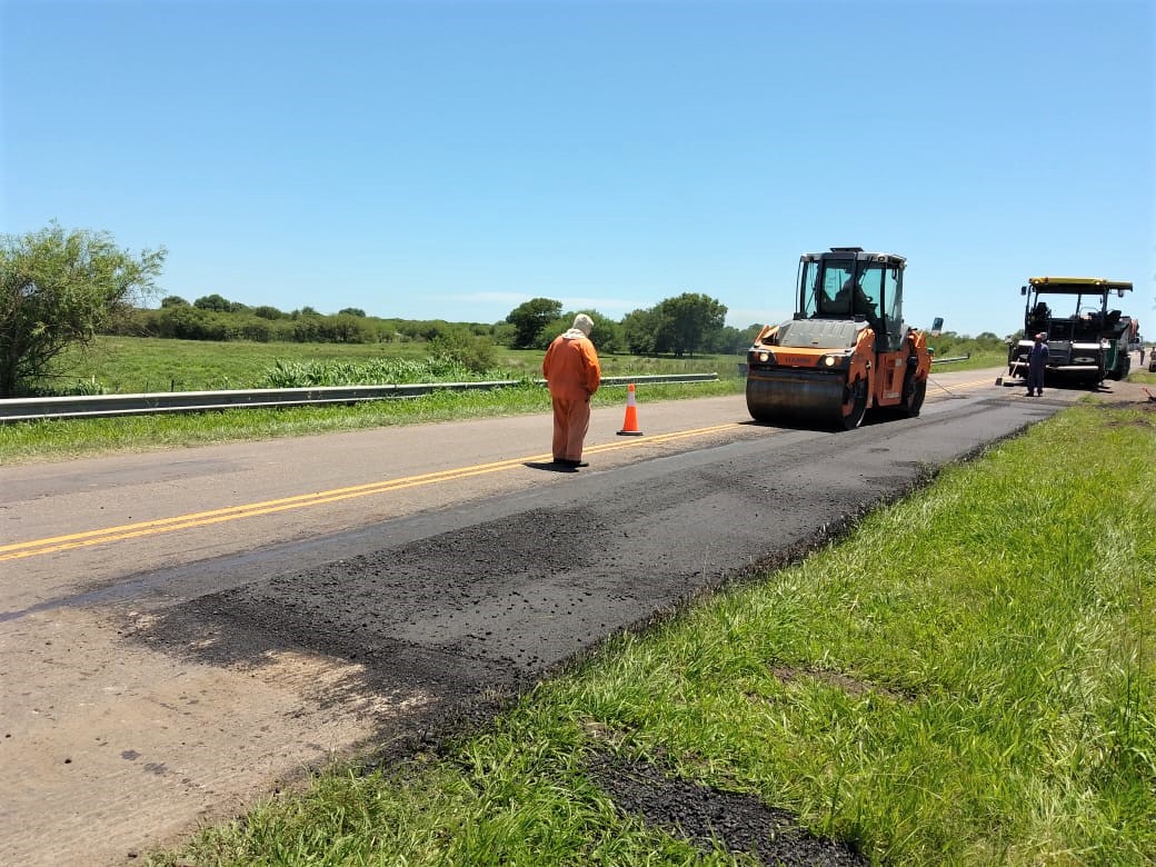 Ejecutan obras de mejora en la Ruta 11 entre Vera y Reconquista