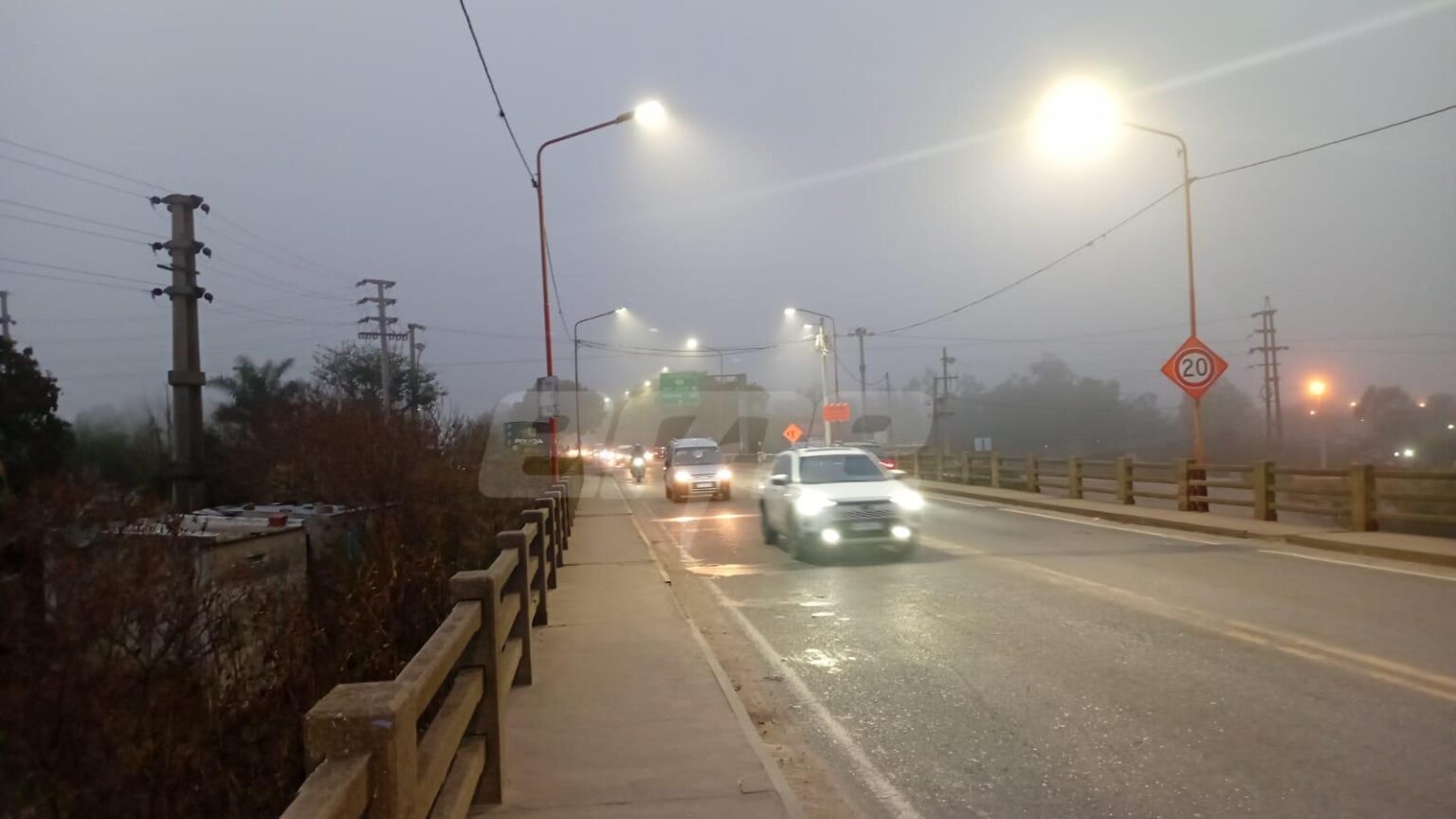 Alerta por niebla y visibilidad reducida en los ingresos a la ciudad de ...
