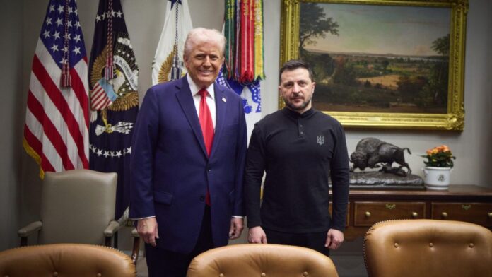 Ucrania.- Trump afirma que hay "muchas posibilidades" de que se reúna "muy pronto" con Putin y Zelenski