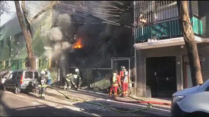 incendio la boca