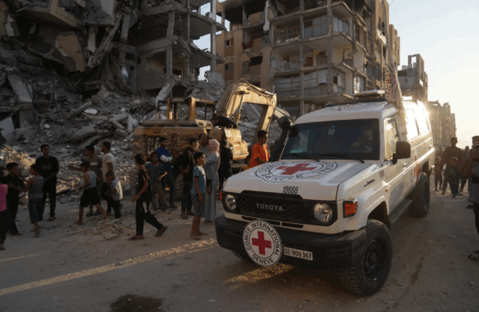 GAZA HAMAS CRUZ ROJA