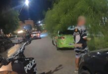 Amplio despliegue policial por los trapitos en la ciudad de Santa Fe