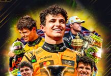 Lando Norris, campeón del mundo y Colapinto último