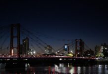 Avanza la refuncionalización de la luminaria del Puente Colgante