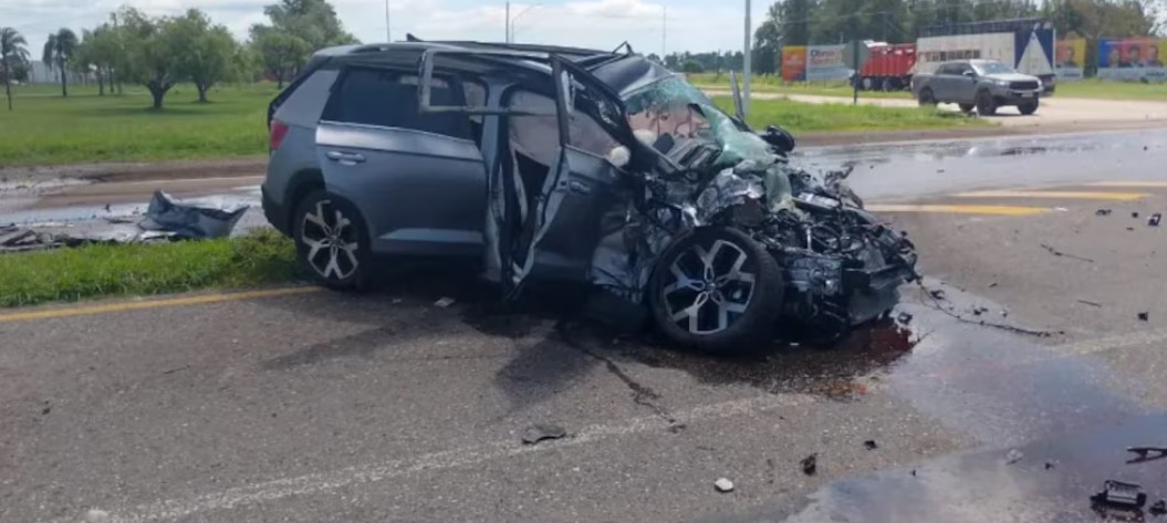 Vecinos accidentados colocaron la señalética en el cruce de rutas 34 y 39