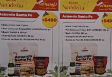 Presentaron la Canasta Navideña Promocional a $6.490 en la ciudad de Santa Fe