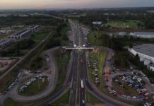 Avanza el tercer carril de la autopista Rosario-Santa Fe: comienza una nueva etapa de 17,5 kilómetros