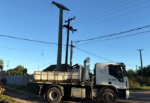 La EPE realiza obras para reforzar el servicio eléctrico en Recreo Sur