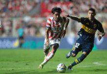 Unión lo ganaba, pero Boca reaccionó y el duelo en el 15 de Abril terminó en empate