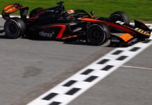 Varrone sorprendió en Melbourne: largó 19°, lideró la carrera y una penalización lo relegó en su debut en Fórmula 2