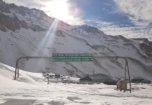 Cierran preventivamente el Paso Cristo Redentor por nevadas en alta montaña