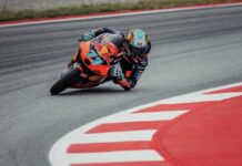 Moto3: Valentín Perrone no pudo sostener la pole en Cataluña y Marco Morelli brilló con una gran remontada
