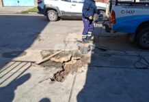 Tras dos días sin agua y varios reclamos, repararon el caño que afectaba el suministro en barrio Barranquitas