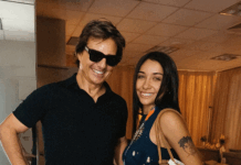 El encuentro entre María Becerra y Tom Cruise en la final del Mundial