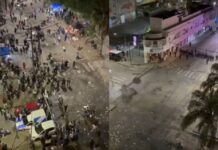 Disturbios tras el banderazo en Santa Fe: hubo tres aprehendidos, un policía herido y daños a un patrullero