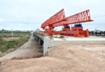 El nuevo puente Santa Fe–Santo Tomé ya supera el 60% de avance