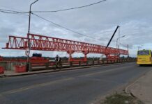 Cambió la circulación en el acceso al Puente Carretero por el avance de las obras sobre Ruta 11