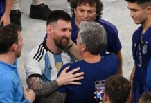 La Liga Profesional despidió a Jorge Messi y acompañó a Lionel tras la muerte de su padre