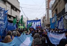 “La situación no da para más”: AMSAFE volvió a las calles y endureció su reclamo contra la reforma previsional