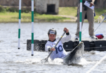 Tripano y corazón: Manuel Tripano se llevó el oro en Slalom paralelo individual