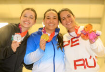 Tiro deportivo: Fernanda Russo conquistó la medalla dorada en rifle de aire 10 metros