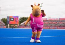 Capi, la mascota de los Juegos Suramericanos es furor entre grandes y chicos