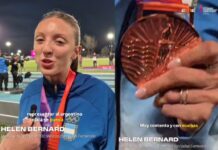 Helen Bernard Stilling ganó el bronce en los 100 metros con vallas en los Juegos Suramericanos Santa Fe 2026