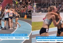 ¡Hazaña total! Argentina conquistó un oro histórico y rompió el récord en el relevo 4×400 mixto de Santa Fe 2026