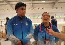 Fernanda Russo y Marcelo Julián Gutiérrez le dieron el oro a Argentina en rifle de aire