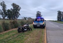 Accidente fatal en la Autovía 19: murió un motociclista de 24 años cerca de San Jerónimo del Sauce