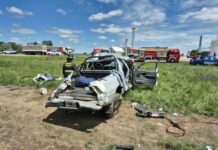 Una pareja de jubilados murió tras volcar con su camioneta en la ruta 34, cerca de Rafaela
